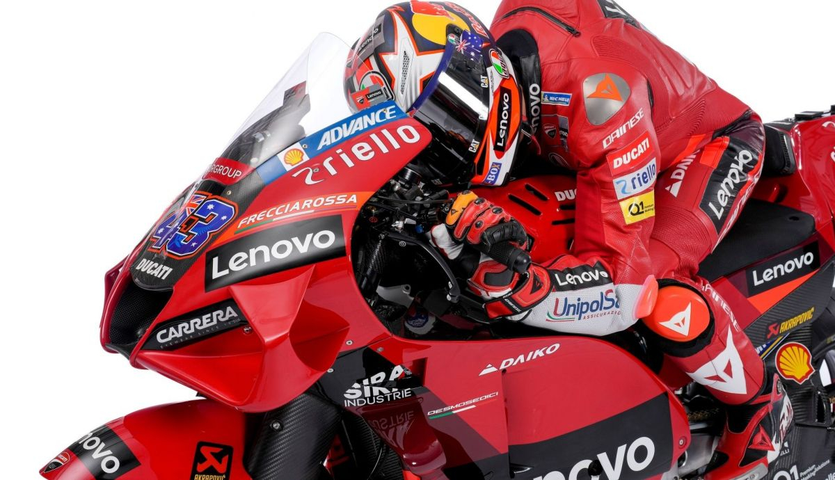 Jack Miller sobre la Ducati Desmosedici GP22 delDucati Lenovo que llevará en MotoGP 2022 Jack Miller sobre la Ducati Desmosedici GP22 delDucati Lenovo que llevará en MotoGP 2022