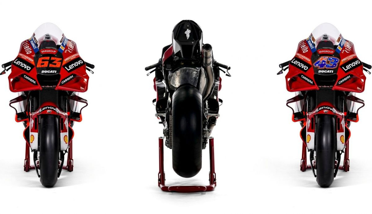 Las Ducati Desmosedici GP22 del Ducati Lenovo para MotoGP 2022 Las Ducati Desmosedici GP22 del Ducati Lenovo para MotoGP 2022