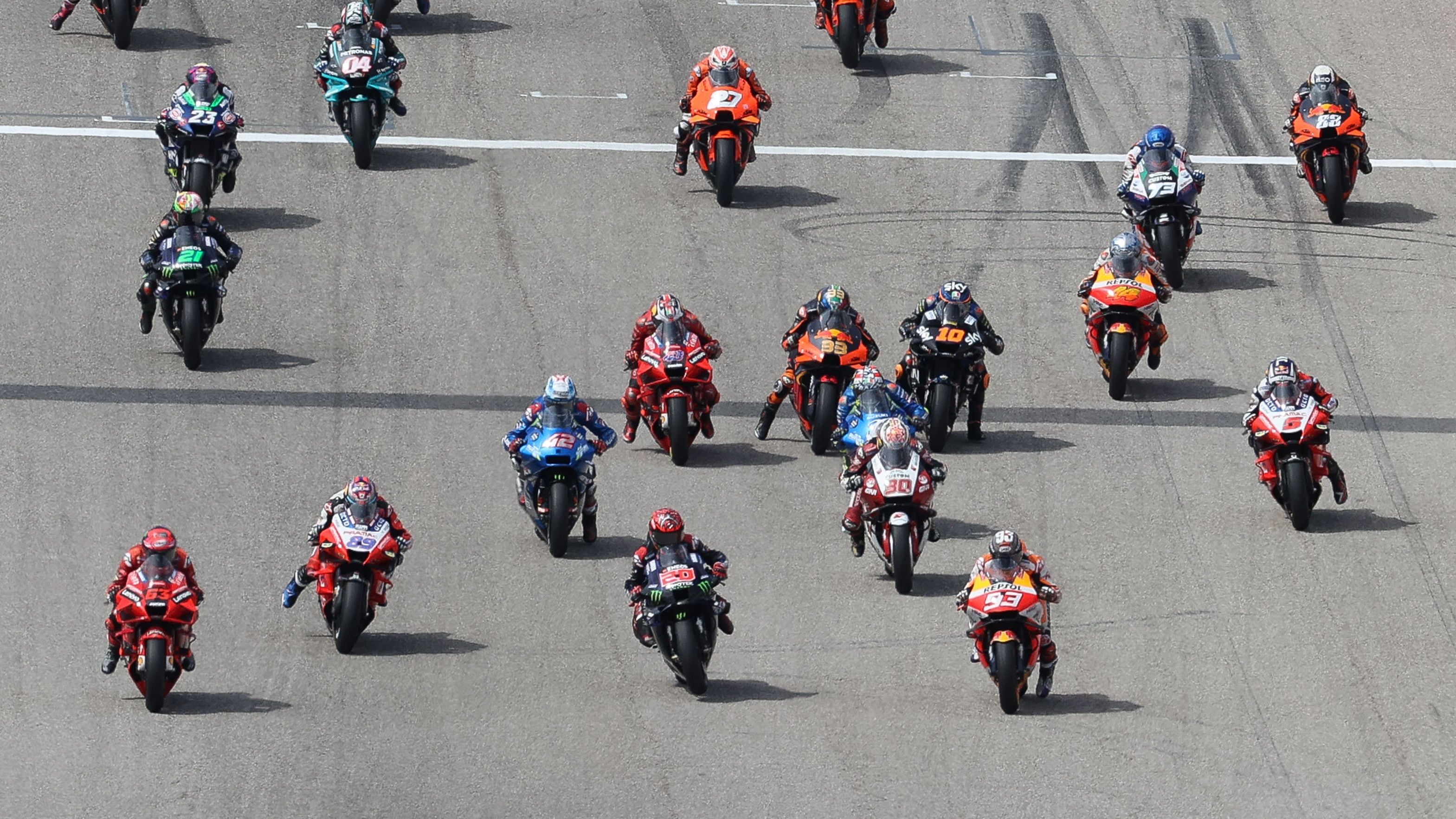 Los pilotos de MotoGP 2022 suman 24 títulos mundiales