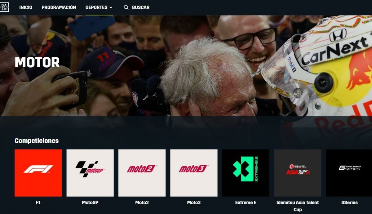 DAZN sigue en posesión de los derechos de MotoGP en este 2022 DAZN sigue en posesión de los derechos de MotoGP en este 2022