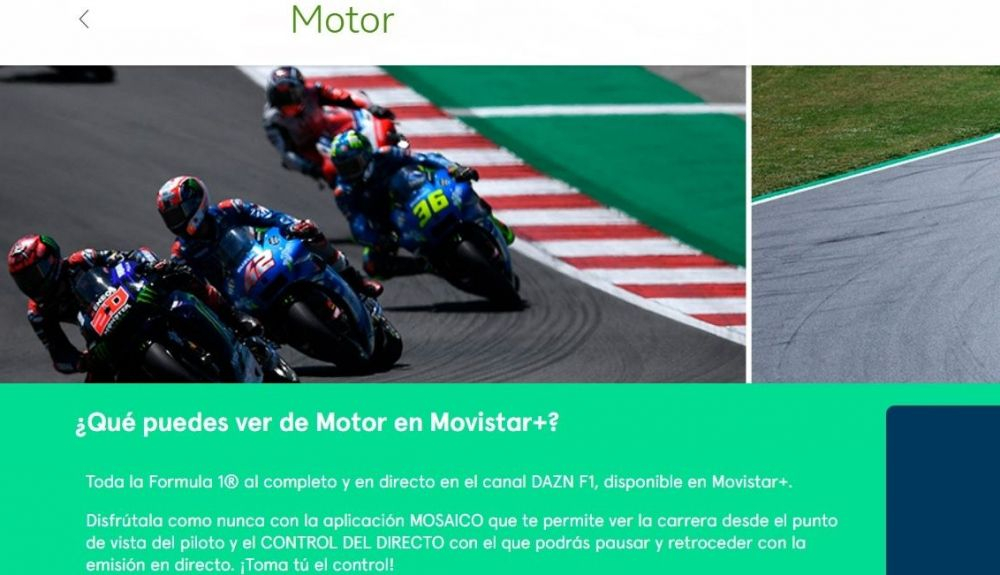 La apuesta de Movistar por el motor para el curso 2022