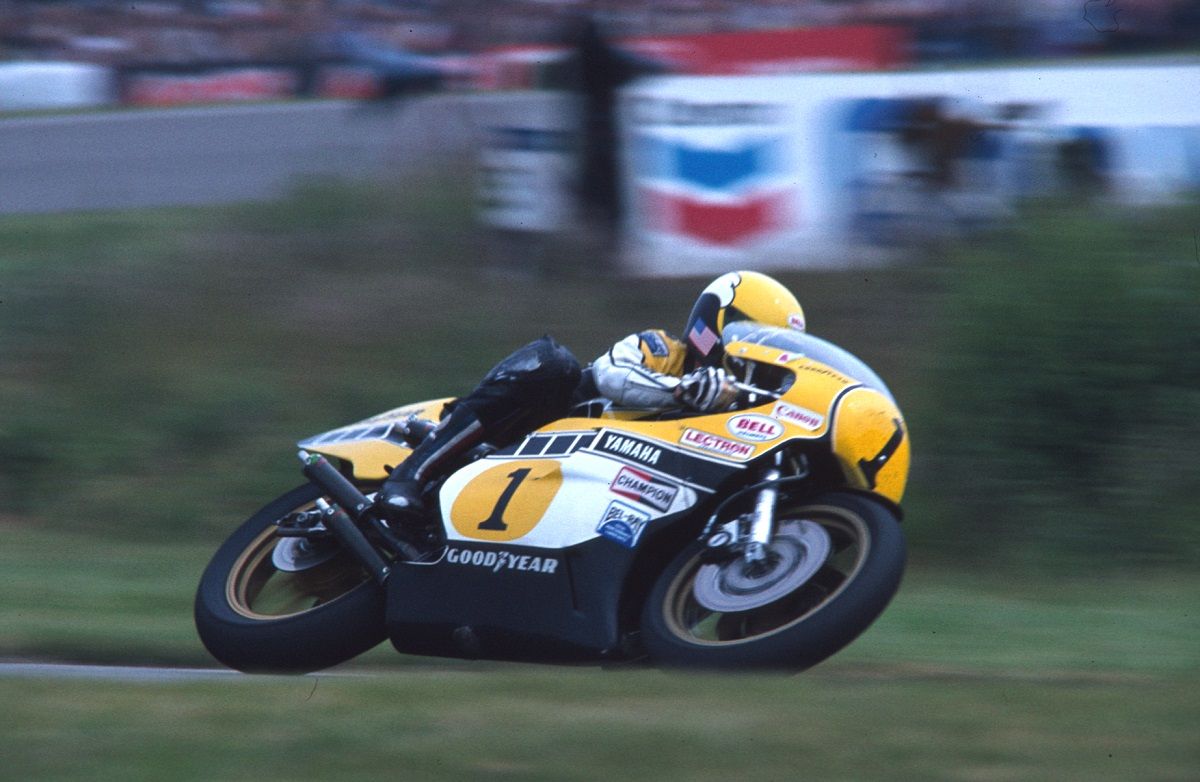 Kenny Roberts en la edición de 1979 de las 200 millas de Daytona. Credit: Maurice Büla © FIM