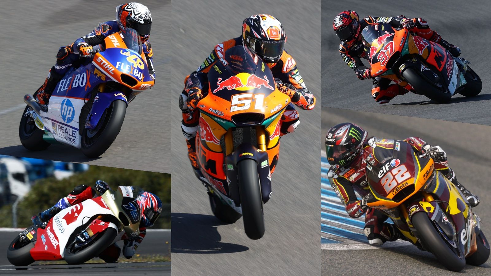 Algunos de los favoritos a Moto2 2022 son Pedro Acosta, Arón Canet, Augusto Fernández, Ai Ogura y Sam Lowes