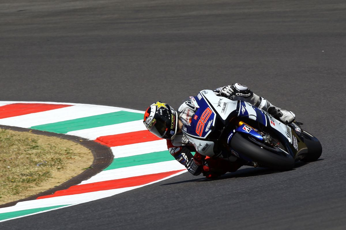 Jorge Lorenzo en un test en Mugello. Fuente: Gold & Goose