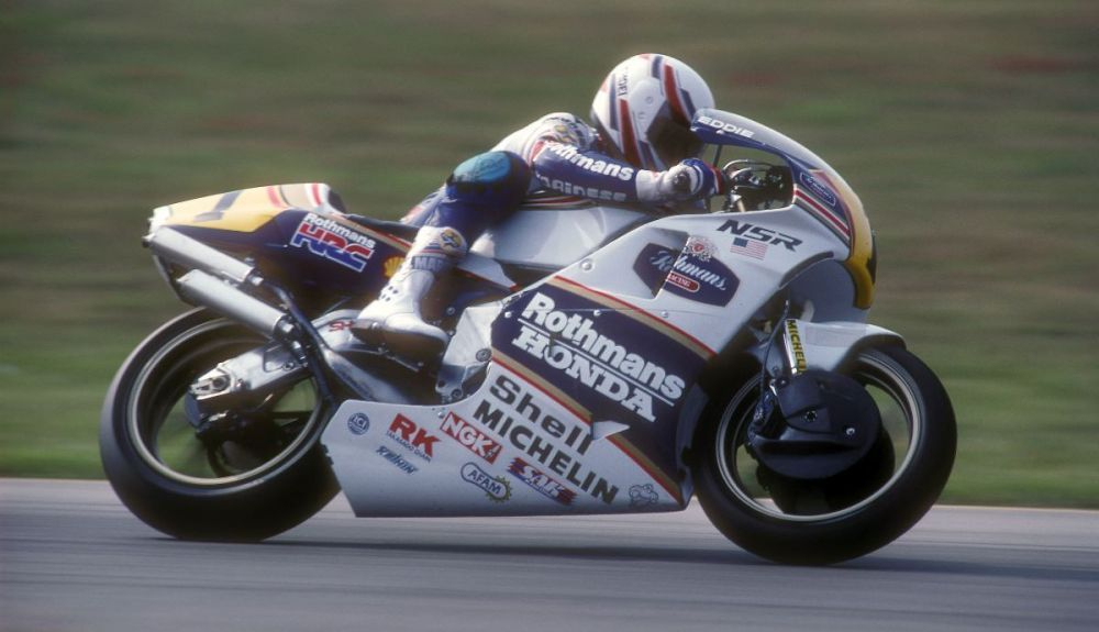 Eddie Lawson en Misano. Fuente: Gold & Goose Eddie Lawson en Misano. Fuente: Gold & Goose