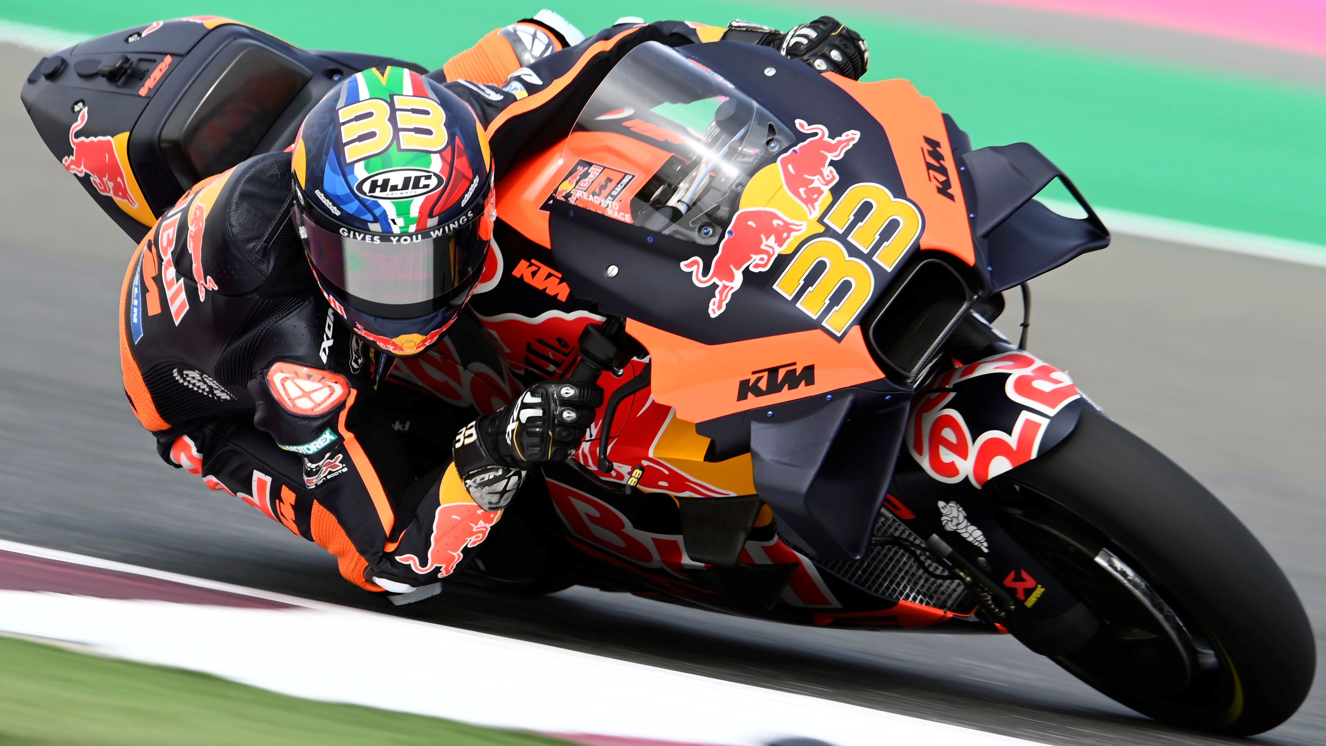 33 Brad Binder, KTM RC16, Red Bull KTM Factory Racing, MotoGP 2022
