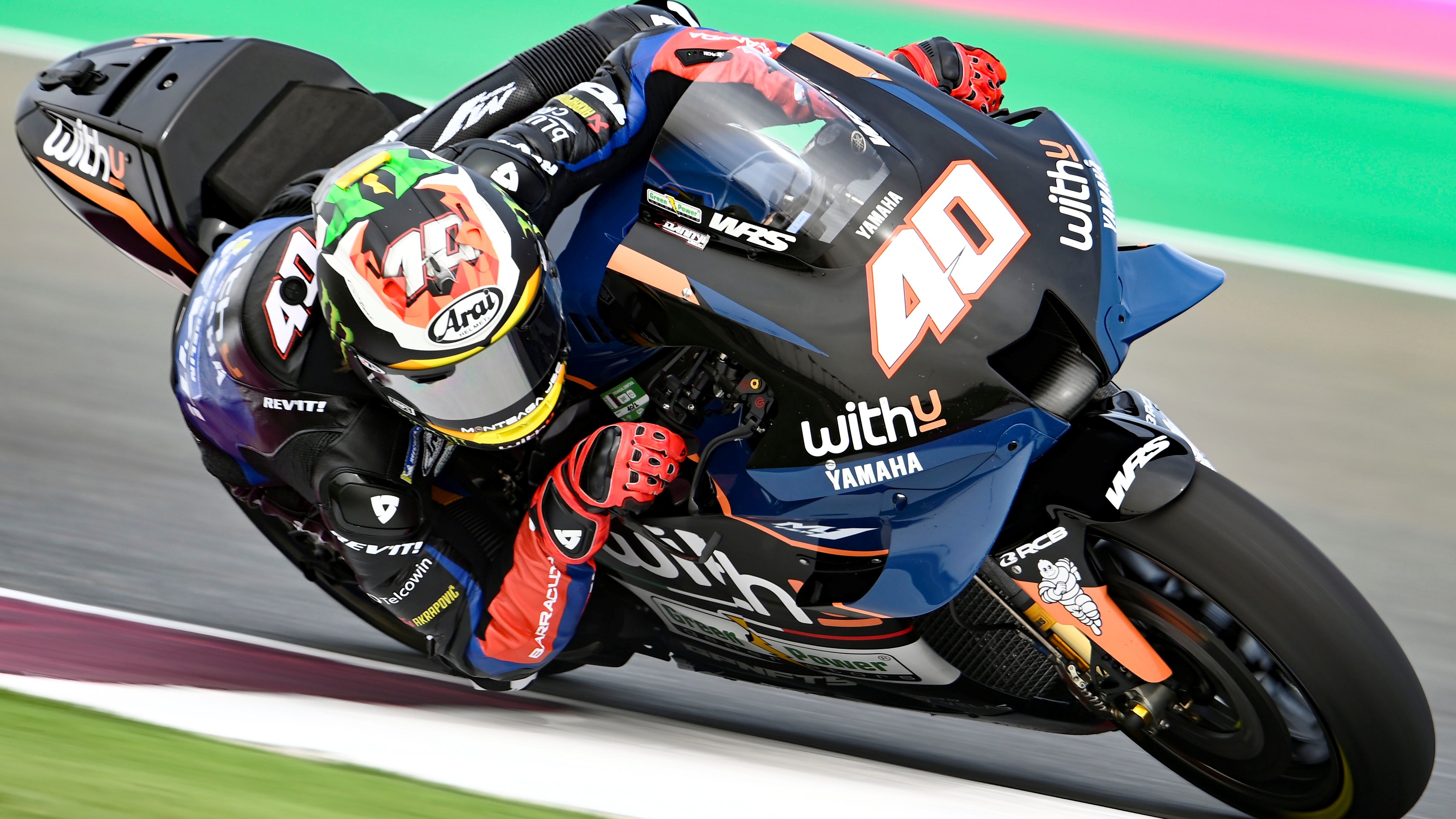 40 Darryn Binder, Yamaha YZR M1, WithU Yamaha RNF, MotoGP 2022
