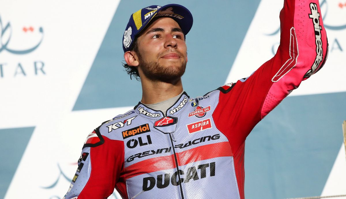 Enea Bastianini es el primer líder de MotoGP 2022 tras ganar en Qatar Enea Bastianini es el primer líder de MotoGP 2022 tras ganar en Qatar