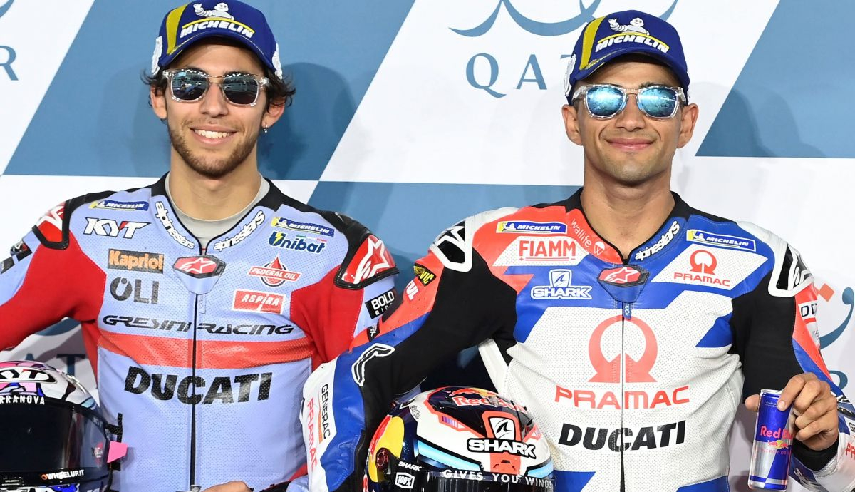 Solo Jorge Martín evitó la pole de Enea Bastianini en Qatar