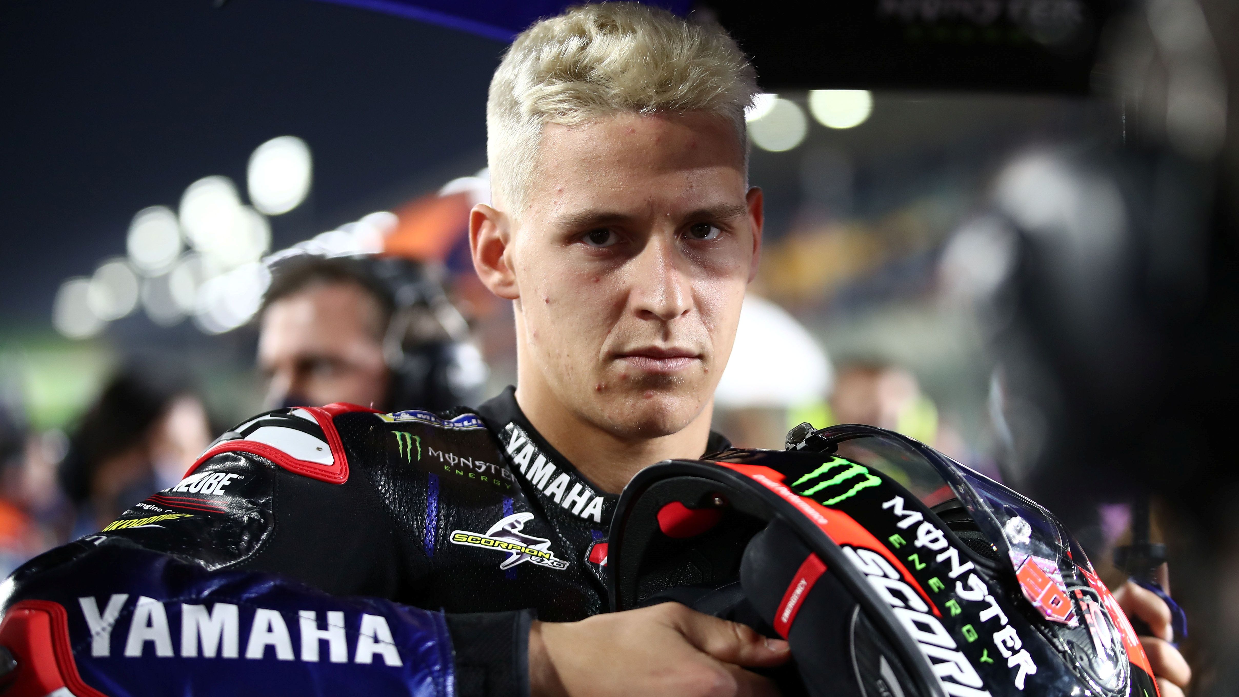 Fabio Quartararo en la parrilla de Qatar, un GP difícil para Yamaha