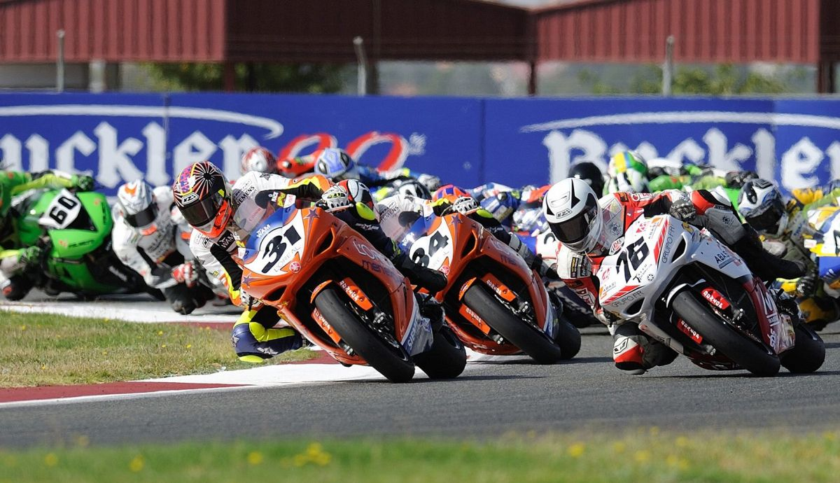 Carmelo Morales, Javi del Amor y Bernat Martínez, 2008, Albacete, CEV Fórmula Extreme