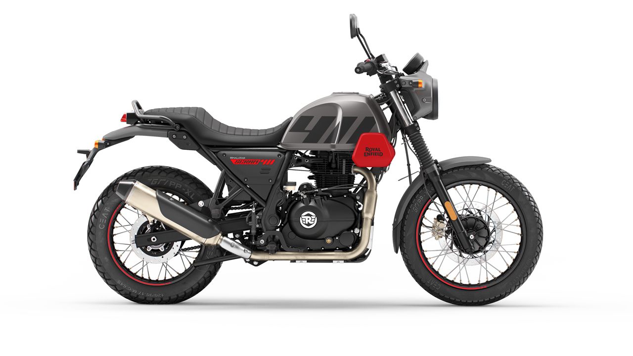 royal enfield scram 411 D2K BaseRed 000