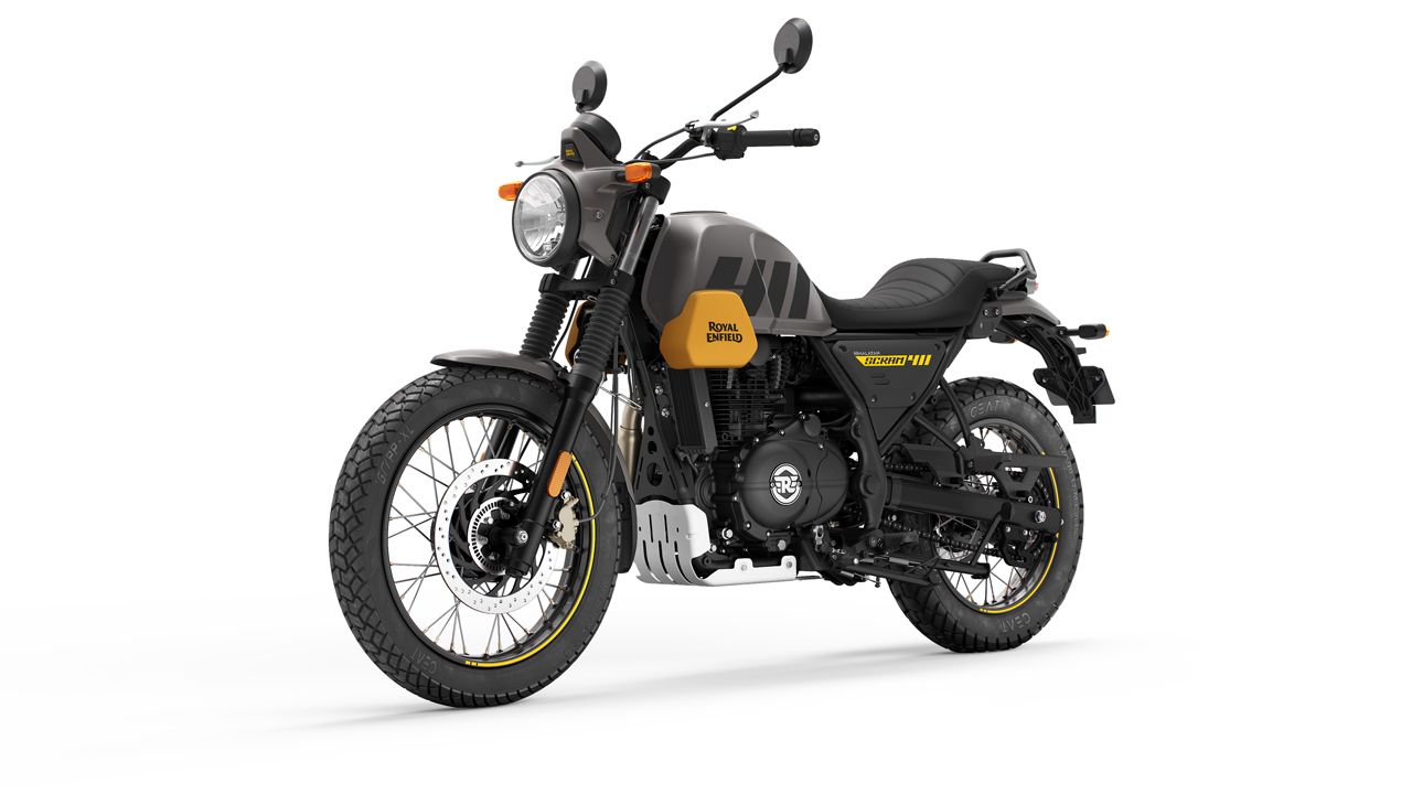 royal enfield scram 411 D2K BaseYellow 005