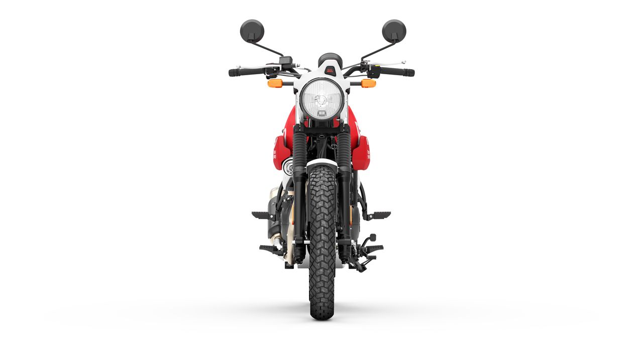 royal enfield scram 411 D2K Premium Red 007