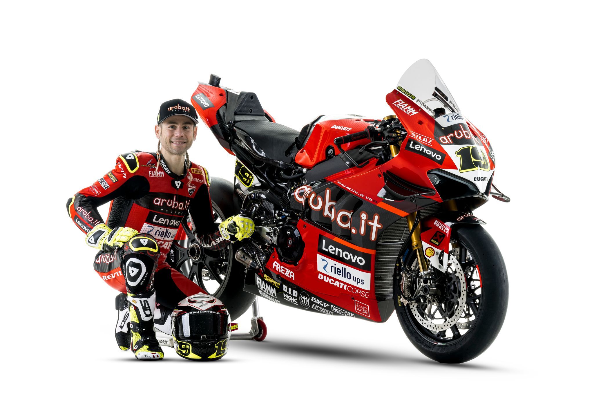 Ducati Panigale V4R Aruba.it Racing WSBK 2022 Álvaro Bautista Michael Rinaldi 07