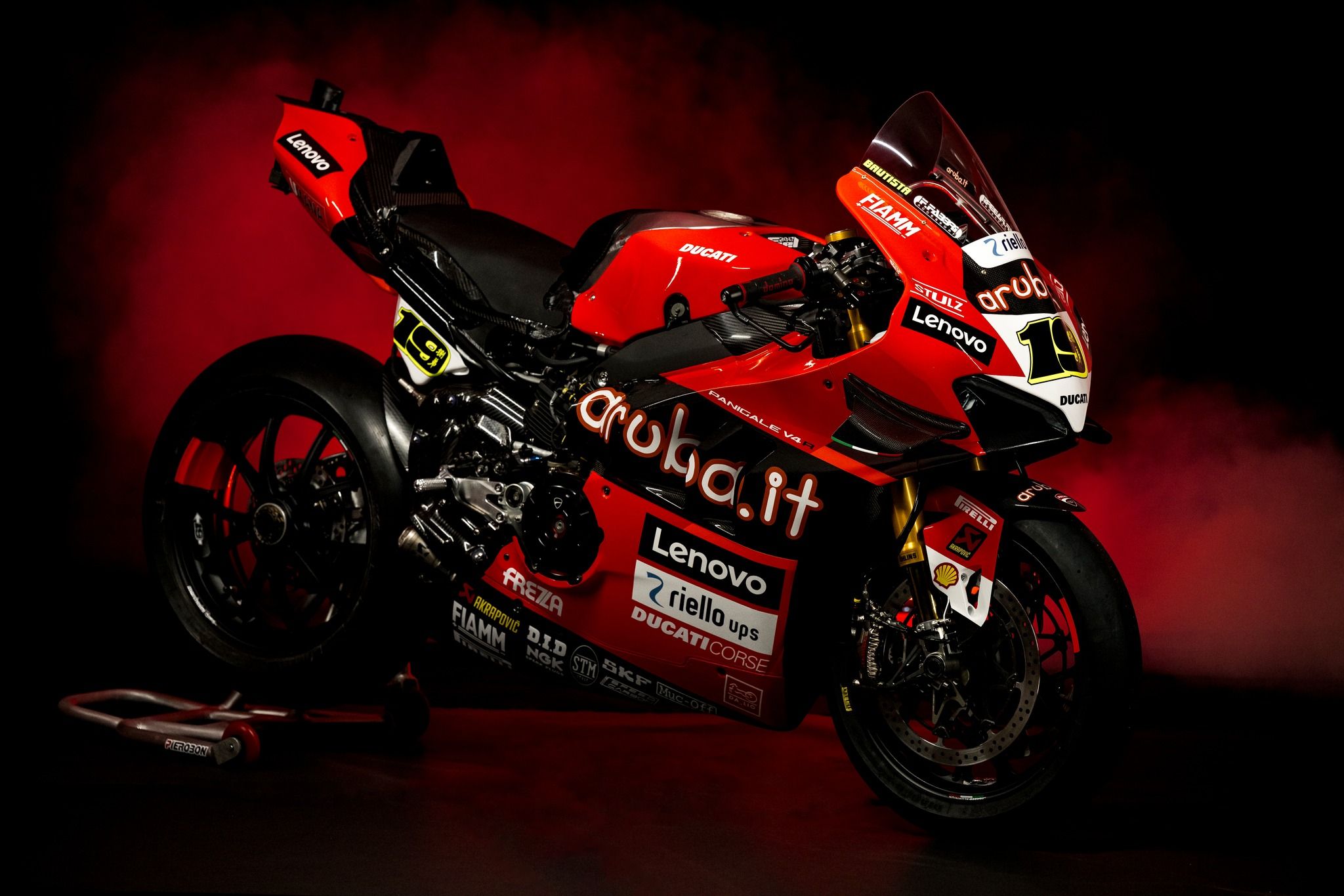 Ducati Panigale V4R Aruba.it Racing WSBK 2022 Álvaro Bautista Michael Rinaldi 13