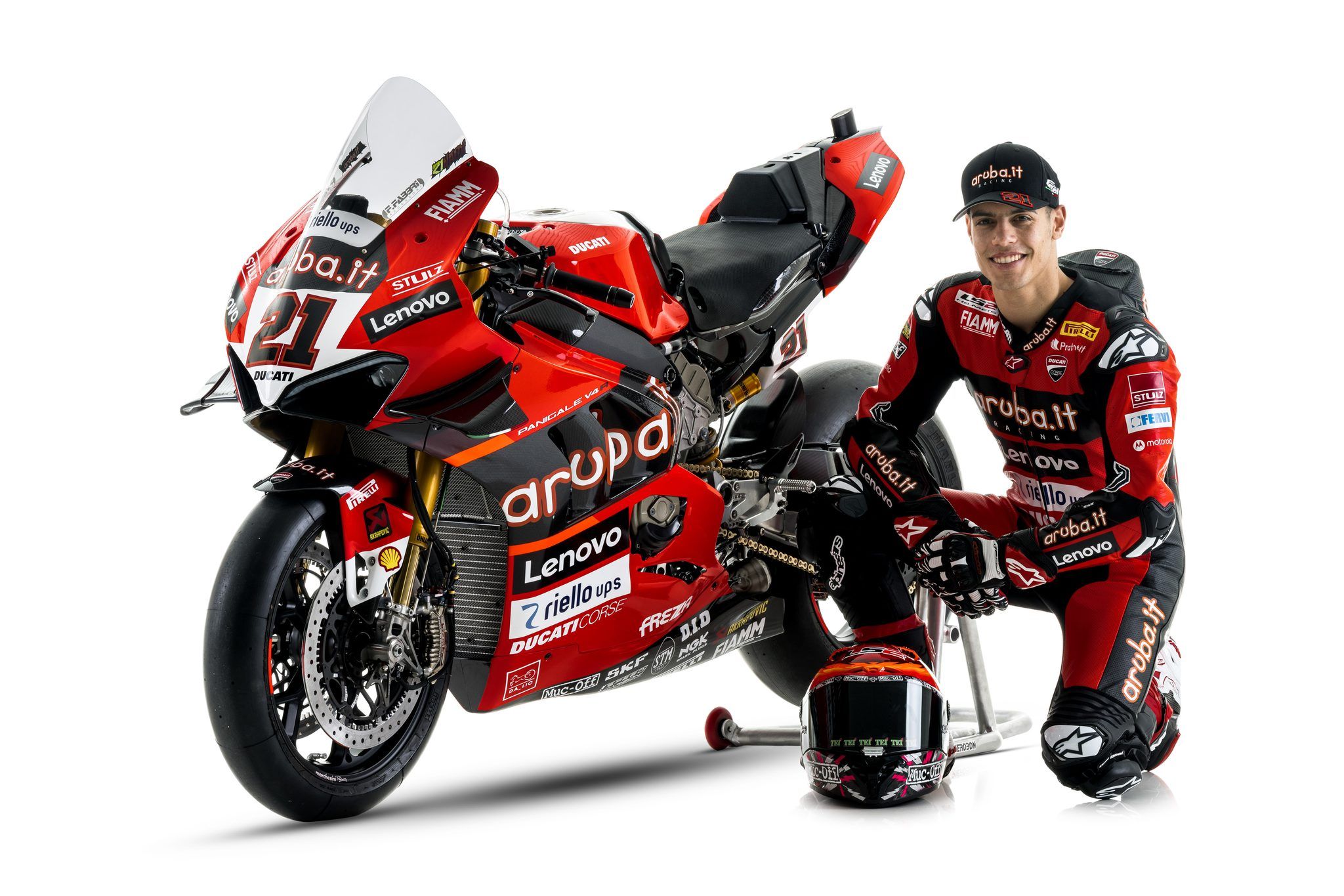 Ducati Panigale V4R Aruba.it Racing WSBK 2022 Álvaro Bautista Michael Rinaldi 24