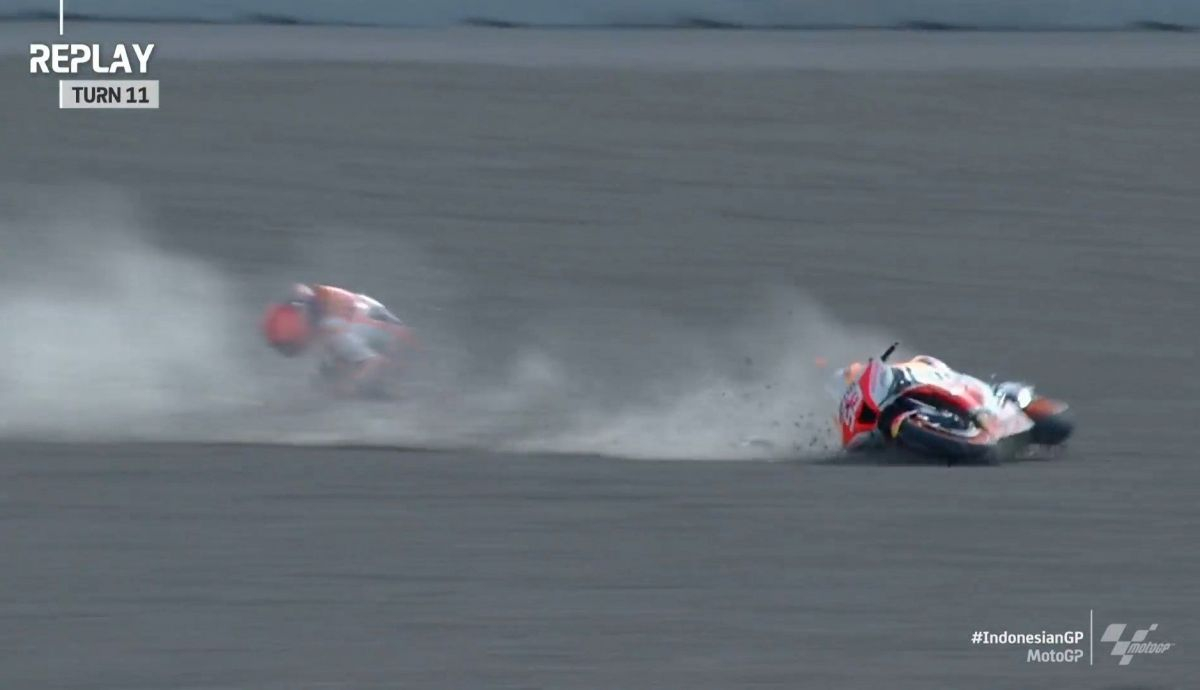 caida marc marquez indonesia caida marc marquez indonesia