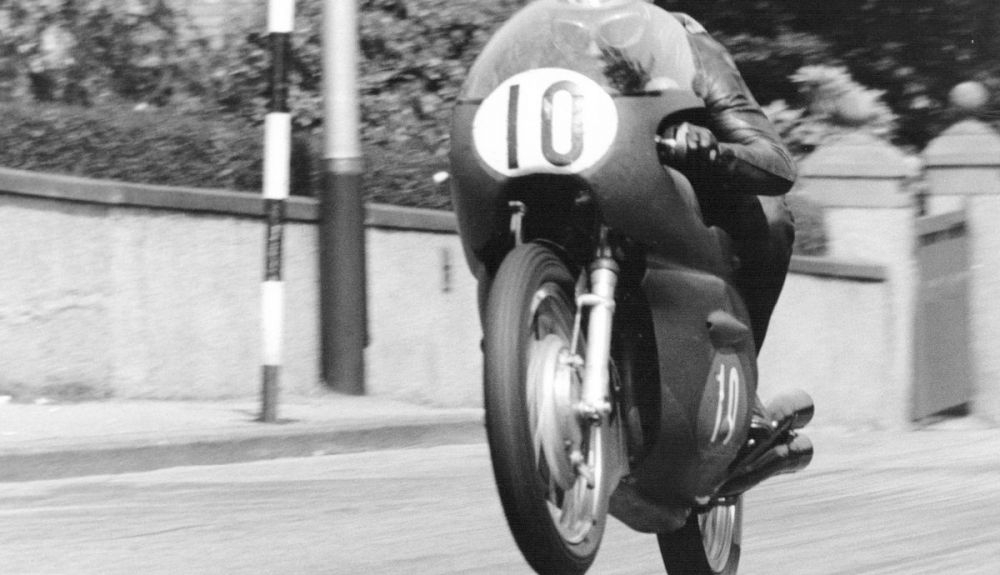 Pasolini en el TT de la Isla de Man en 1967. Maurice Büla © FIM Pasolini en el TT de la Isla de Man en 1967. Maurice Büla © FIM
