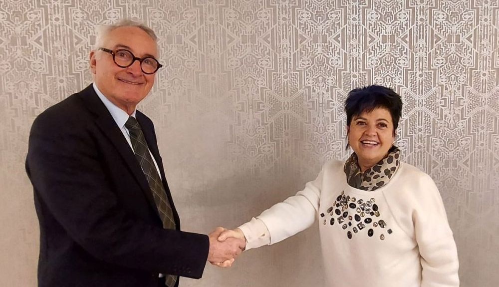 Umberto Milesi y María Ángeles Juan FOTO ANESDOR