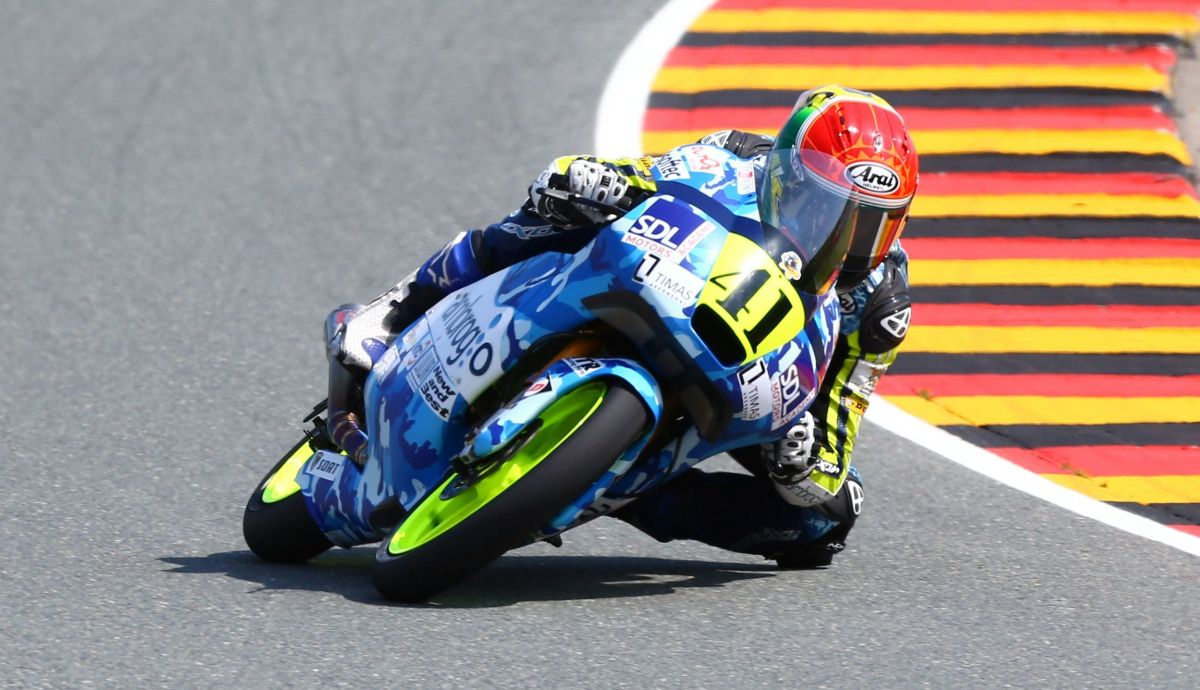 Brad Binder logró su primer podio con Mahindra en Sachsenring 2014 Brad Binder logró su primer podio con Mahindra en Sachsenring 2014
