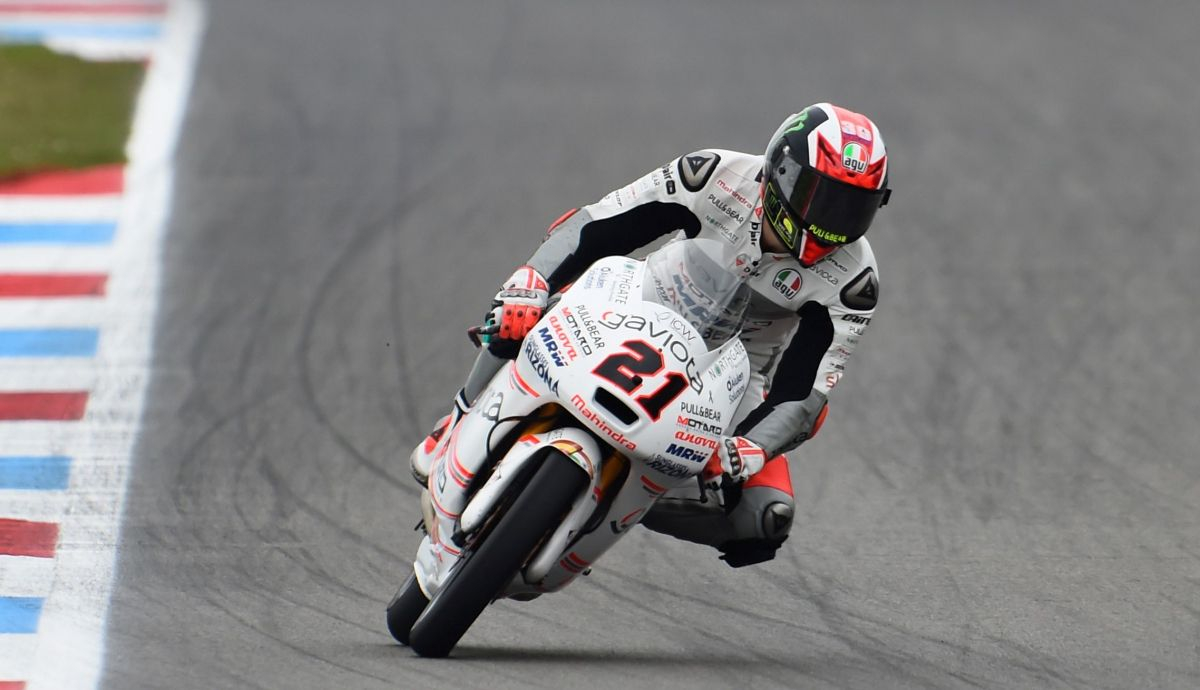 Pecco Bagnaia llevó a Mahindra a lo alto de Moto3 en Assen 2016 Pecco Bagnaia llevó a Mahindra a lo alto de Moto3 en Assen 2016