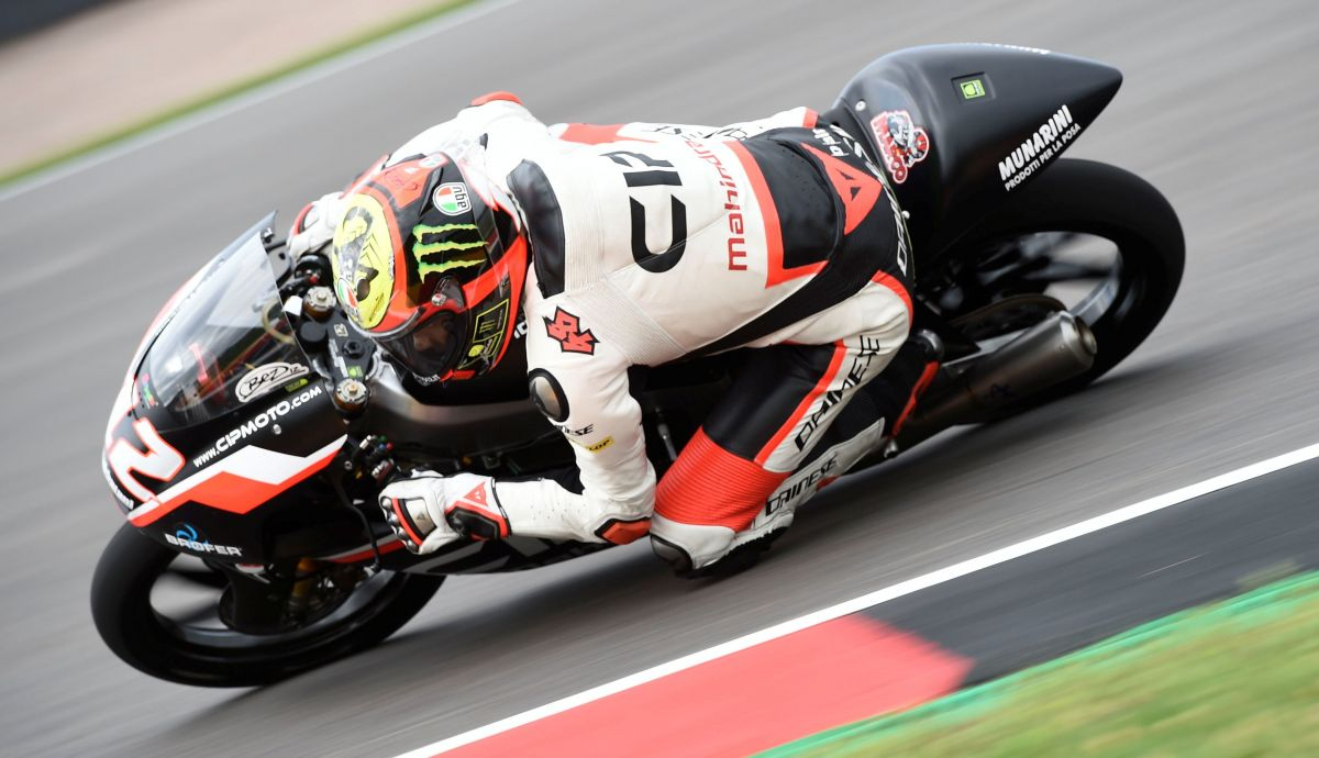 Marco Bezzecchi logró en 2017 el último podio de Mahindra en Moto3 Marco Bezzecchi logró en 2017 el último podio de Mahindra en Moto3