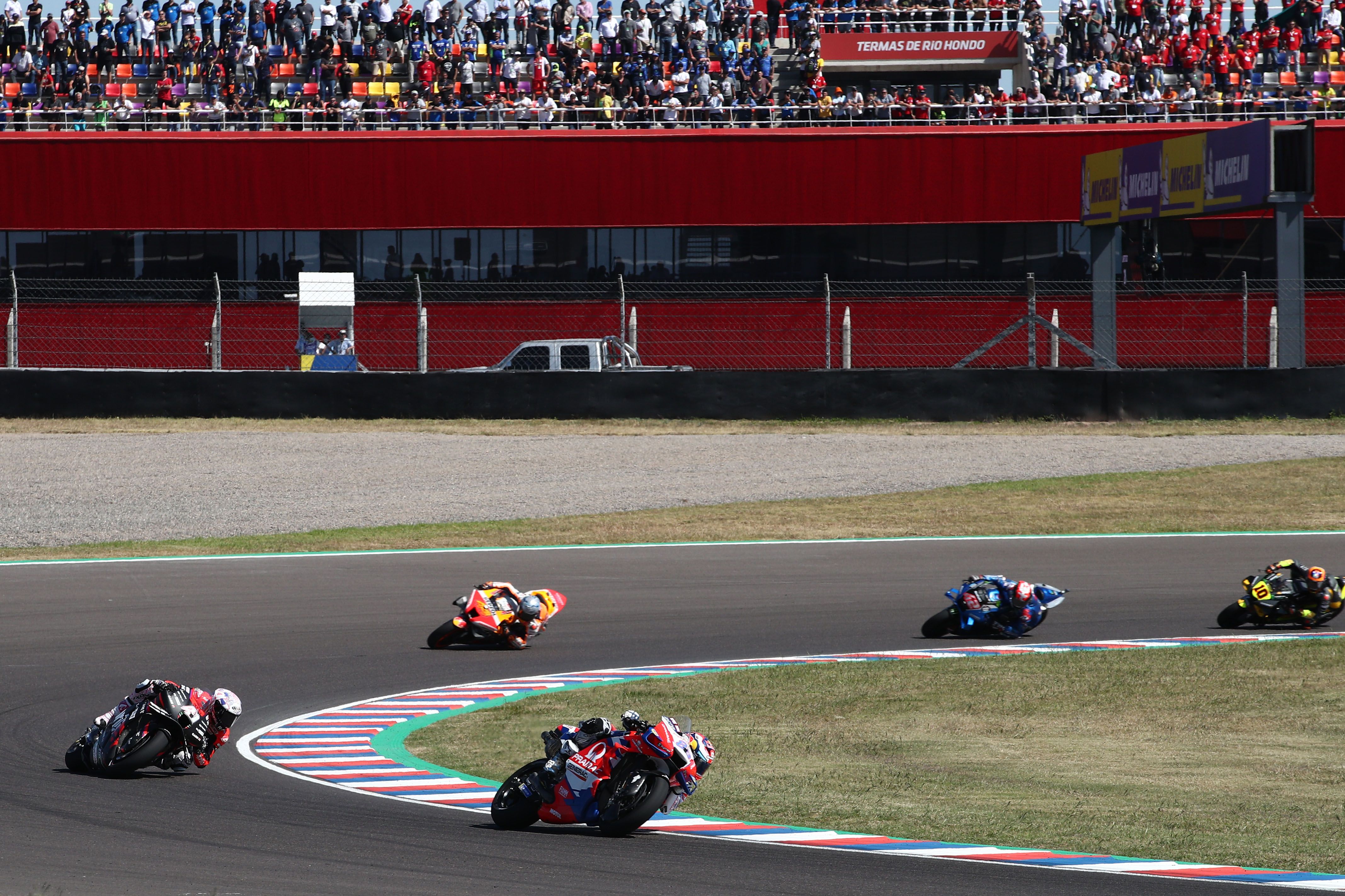 Jorge Martín, Aleix Espargaró, Pol Espargaró, Álex Rins y Luca Marini, MotoGP Argentina 2022