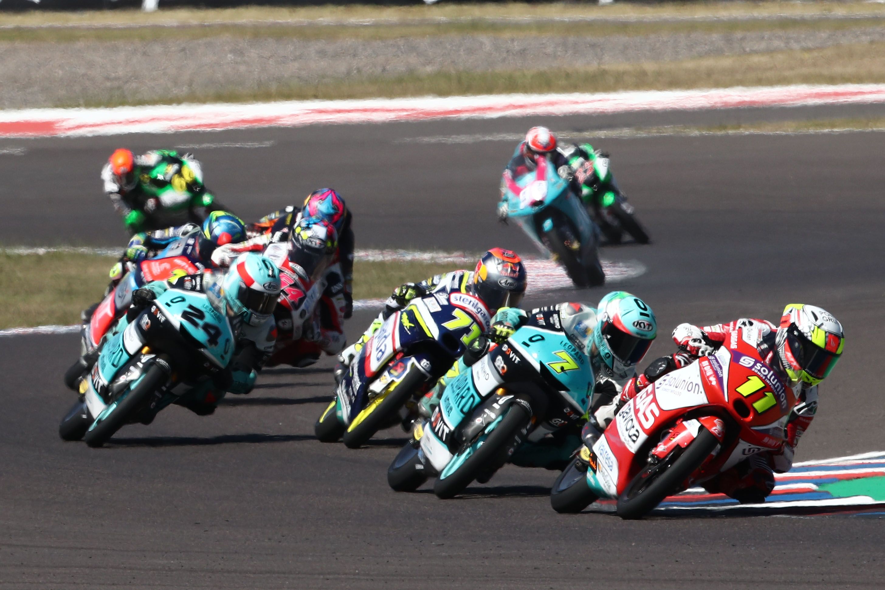 Sergio García se lleva la victoria ante Dennis Foggia, Ayumu Sasaki y Tatsuki Suzuki, Moto3 Argentina 2022