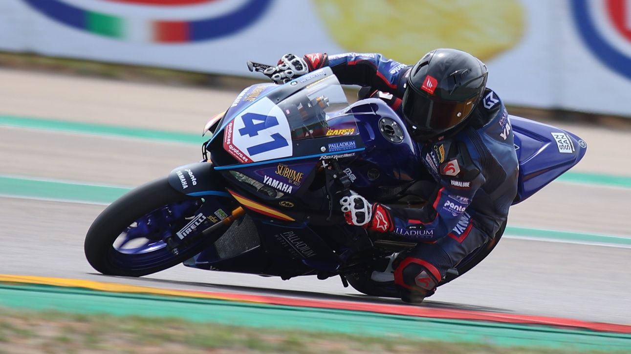 Marc García se ha llevado la victoria en Aragón escapándose desde la pole