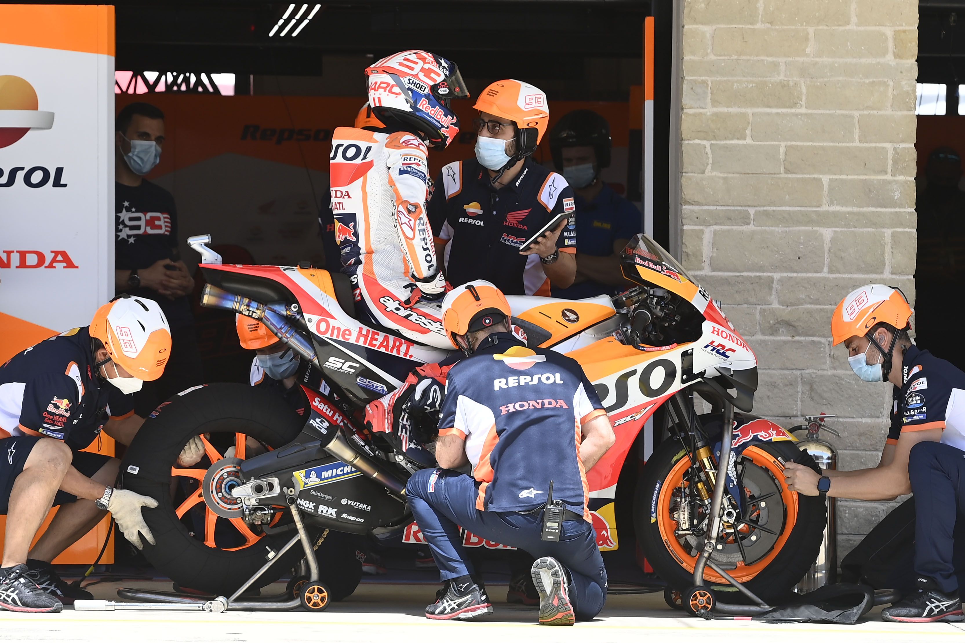 Marc Márquez partirá 9º en la parrilla del GP de Las Américas.