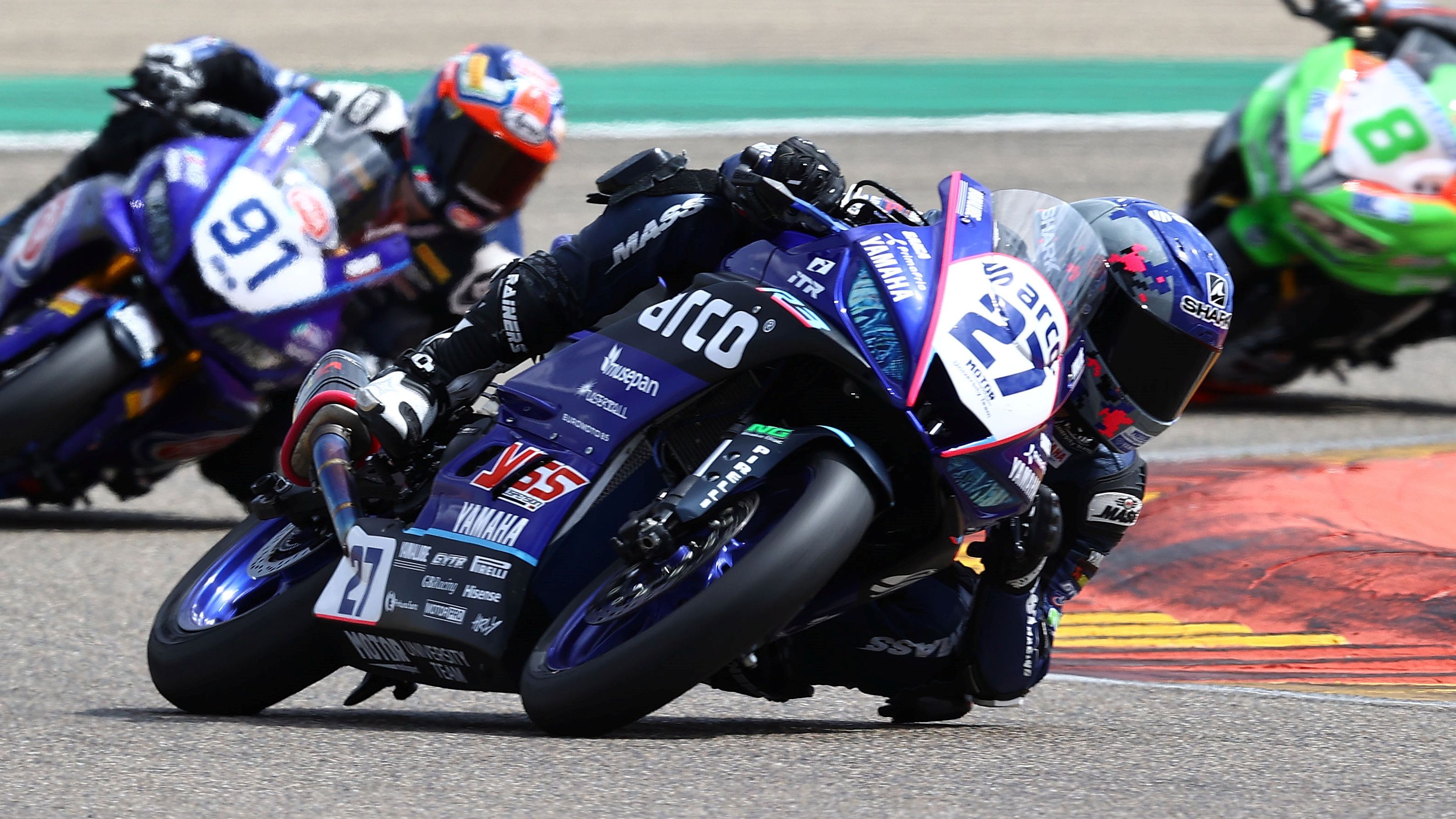 Álvaro Díaz ha logrado su primera victoria en el Mundial de Supersport 300