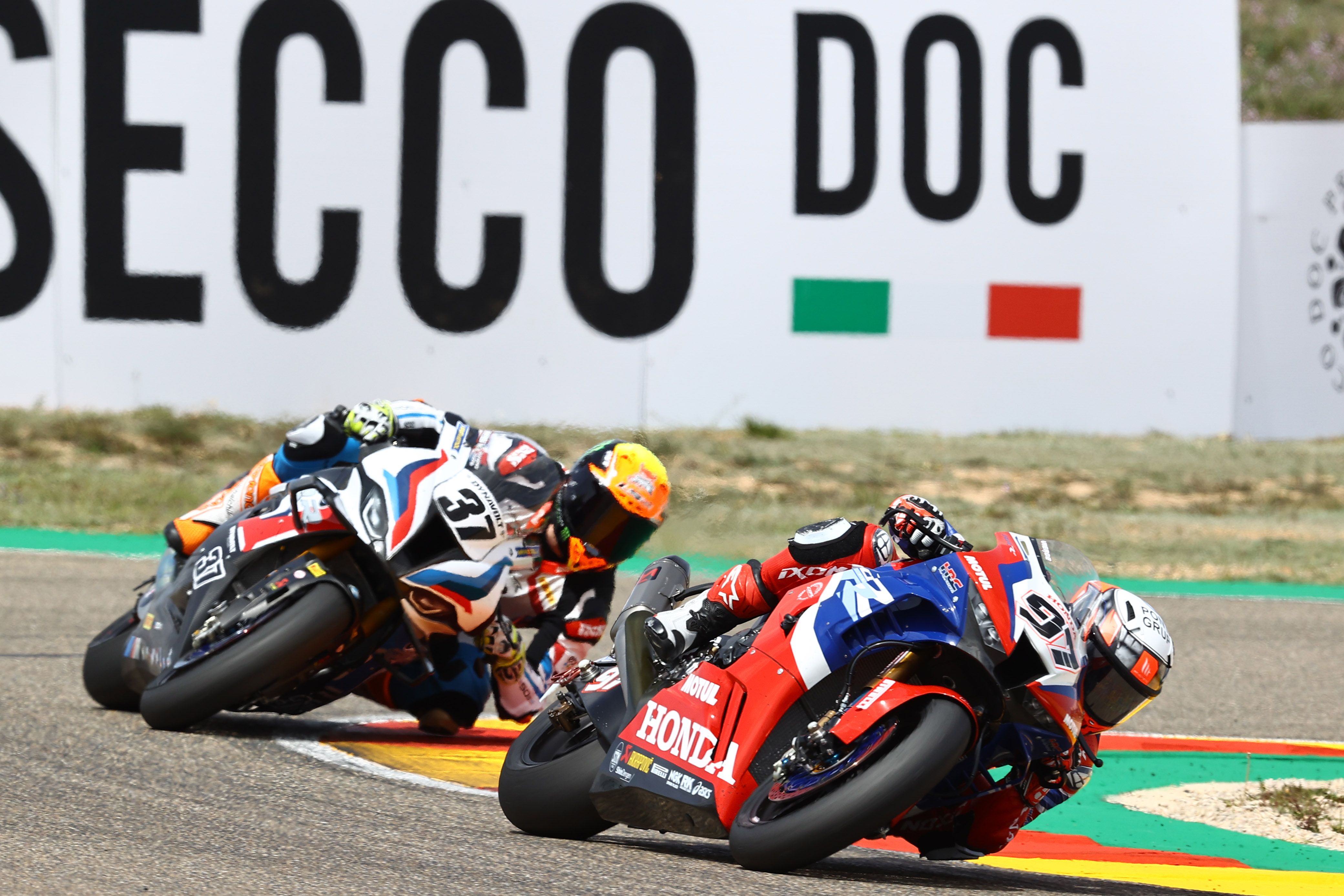 Xavi Vierge e Ilya Myhkalchyk, WSBK Aragón 2022
