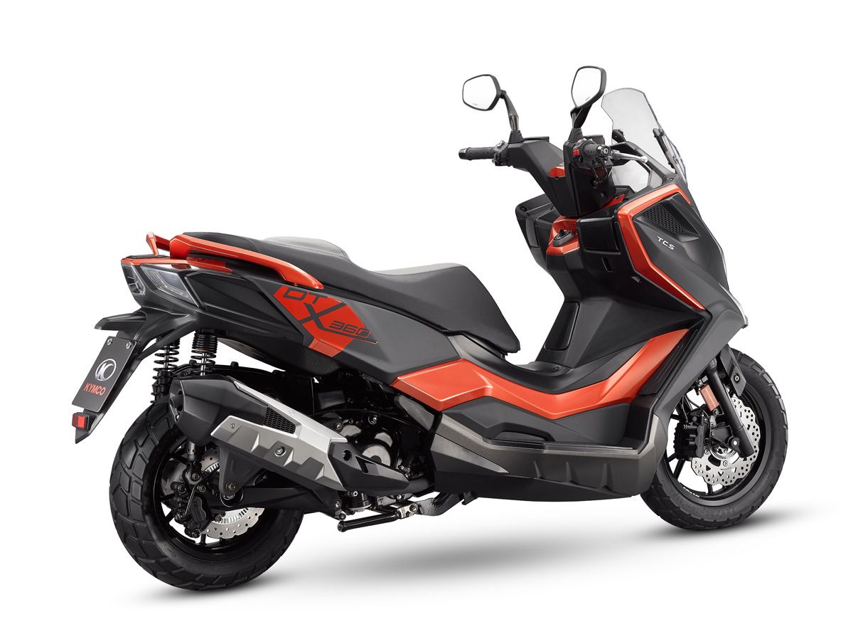 Kymco DTX125 350 general naranja 4