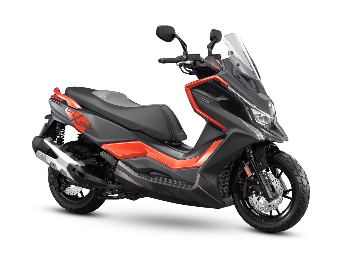 Kymco DTX 125 350 general naranja 9