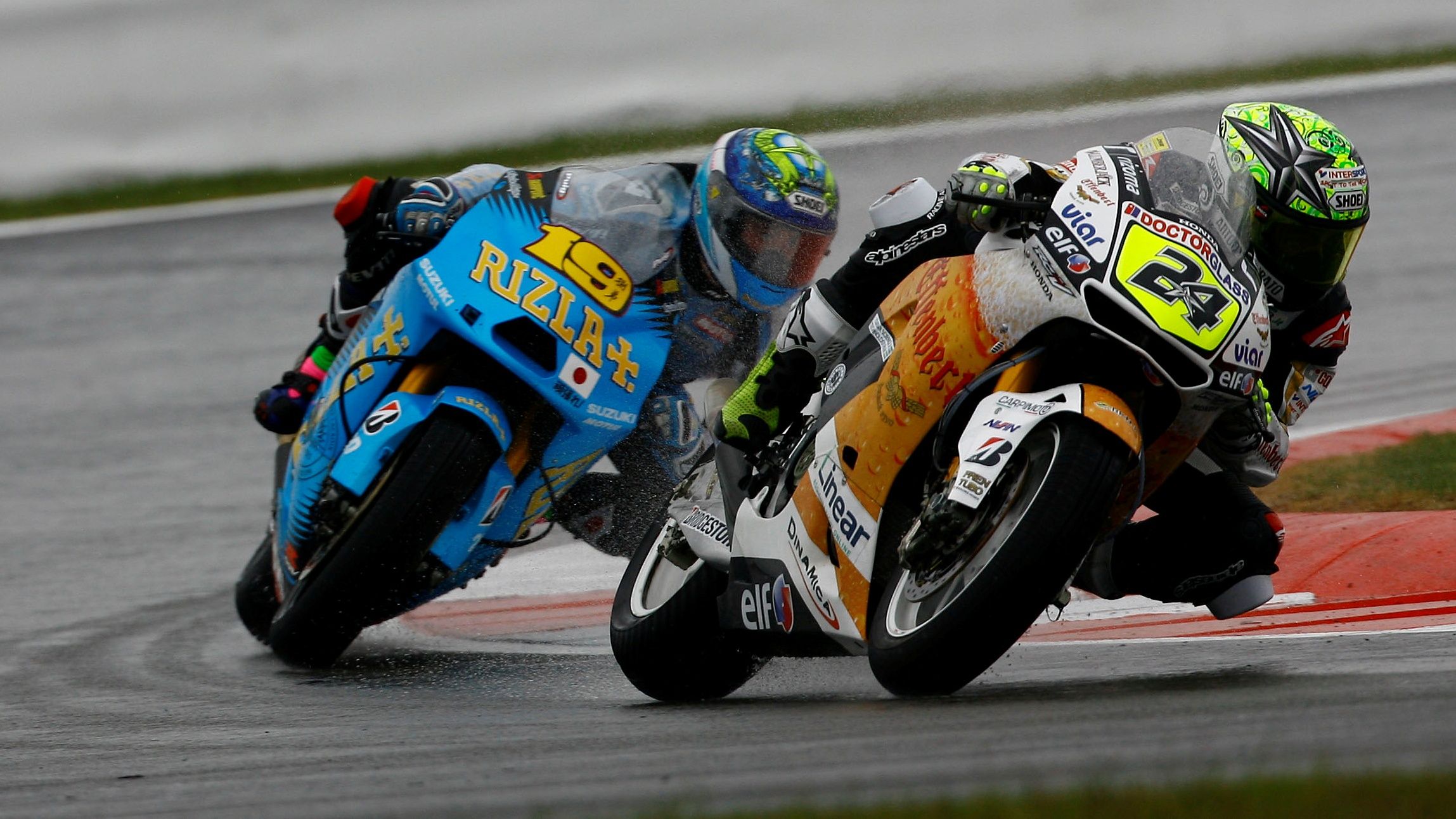 Toni Elías con Álvaro Bautista en MotoGP 2011