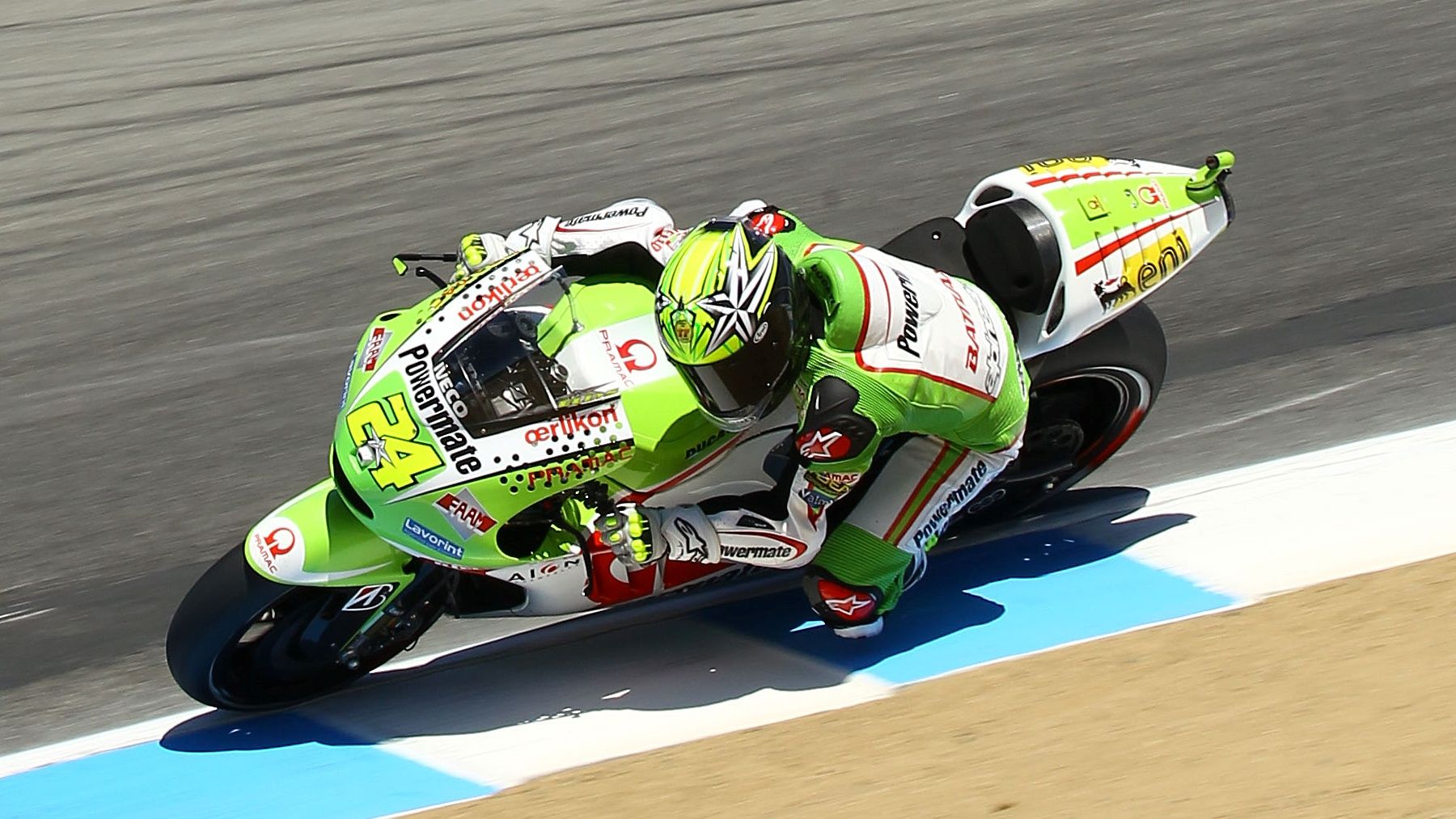 Toni Elías en MotoGP 2012, año donde cambió de categoría varias veces