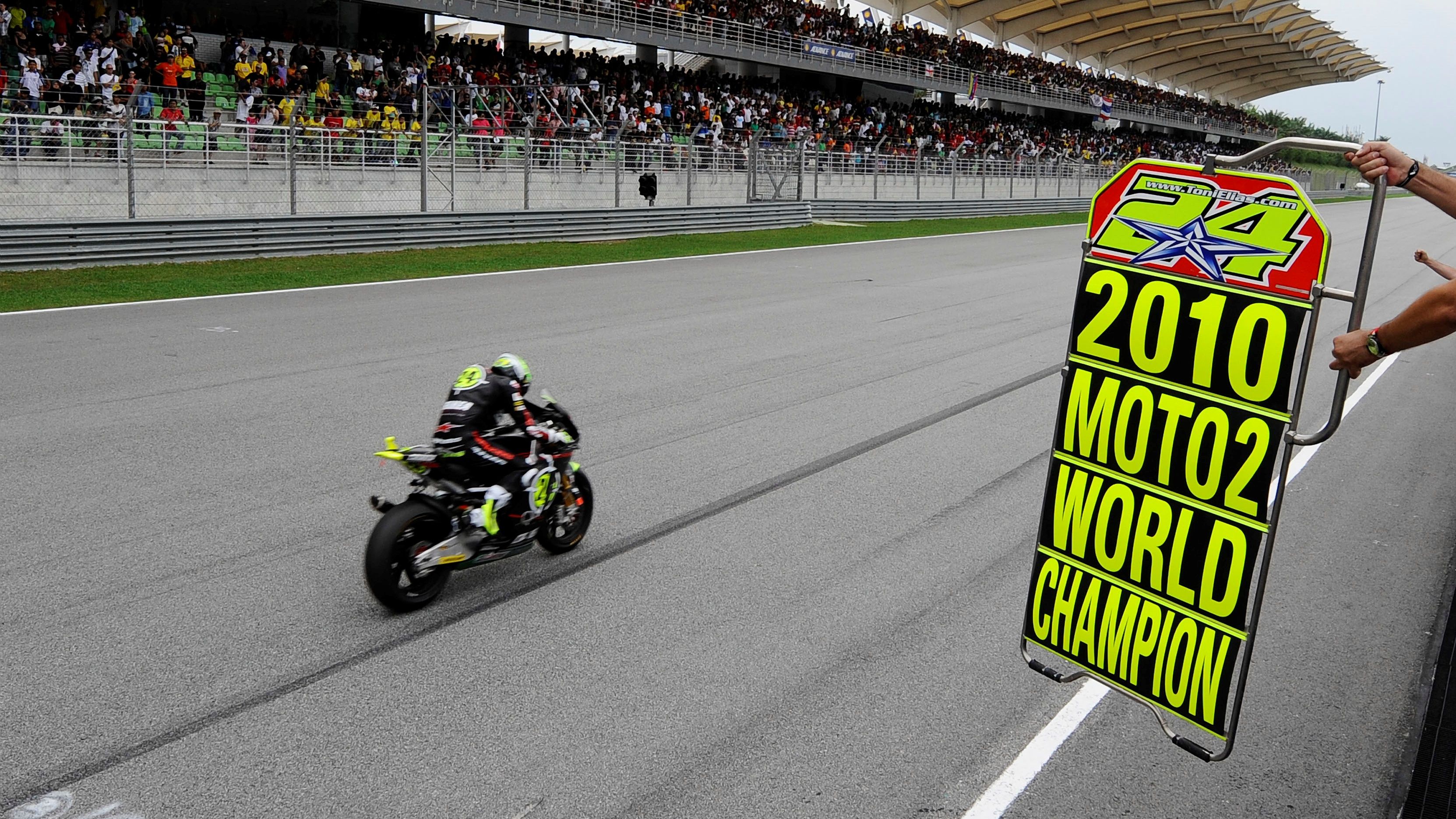 Toni Elías se proclama campeón del mujndo de Moto2 2010