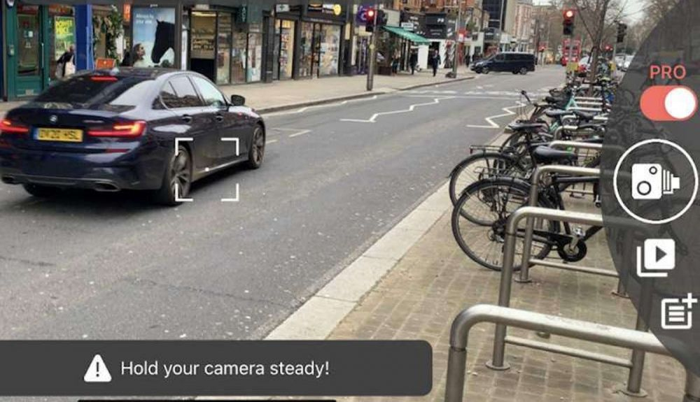 Esta app permite hacer de tu móvil un radar móvil improvisado. Foto Speedcam Anywhere.