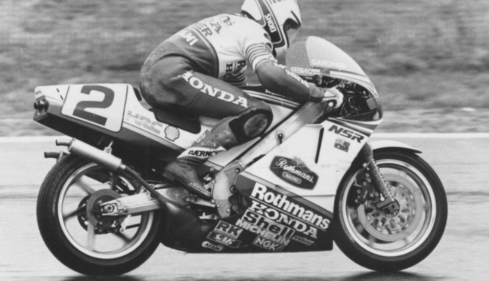Wayne Gardner en plena carrera / Credit: Maurice Büla © FIM