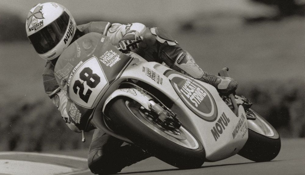 Herri Torrontegui con al Suzuki de 250 cc en 1992. Fuente: Maurice Büla © FIM