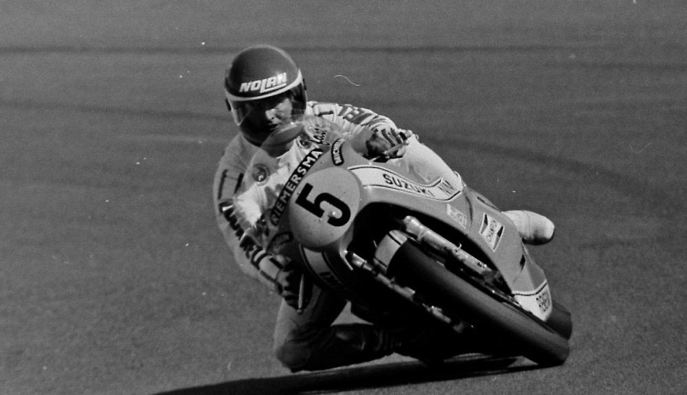 Wil Hartog en la Suzuki de 1979. Fuente: Maurice Büla © FIM Wil Hartog en la Suzuki de 1979. Fuente: Maurice Büla © FIM