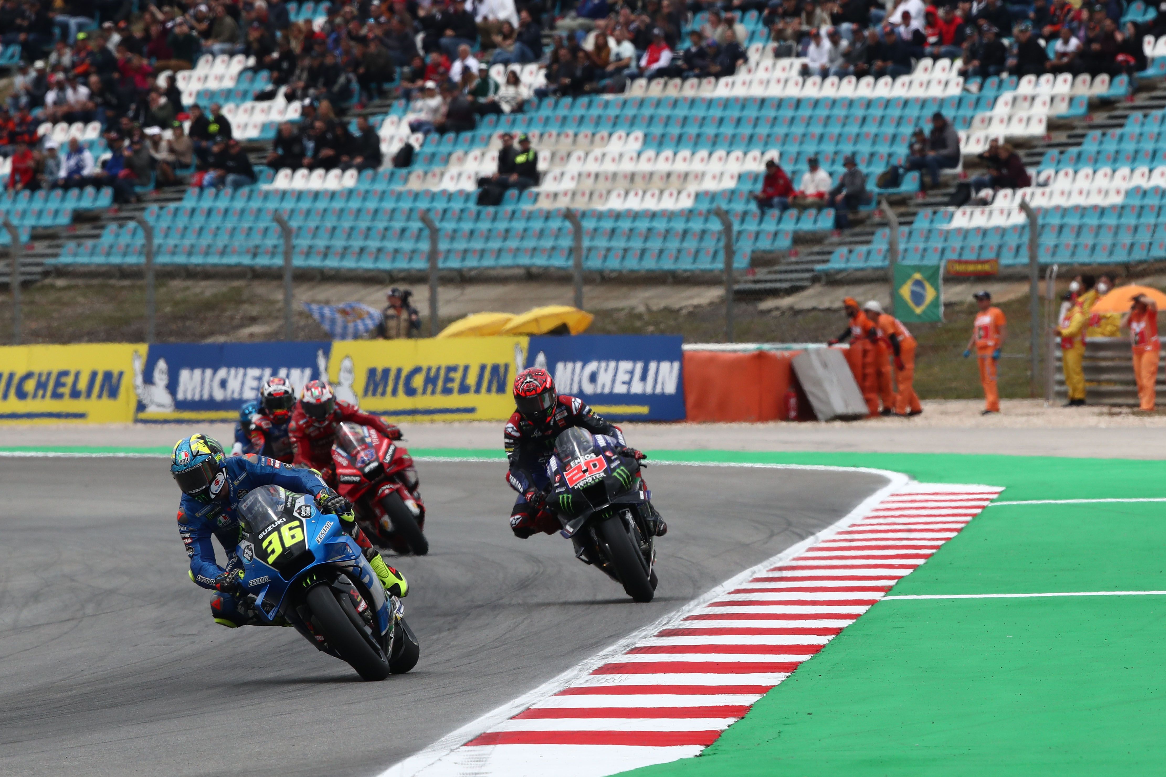 Joan Mir lidera por delante de Fabio Quartararo, MotoGP Portugal 2022