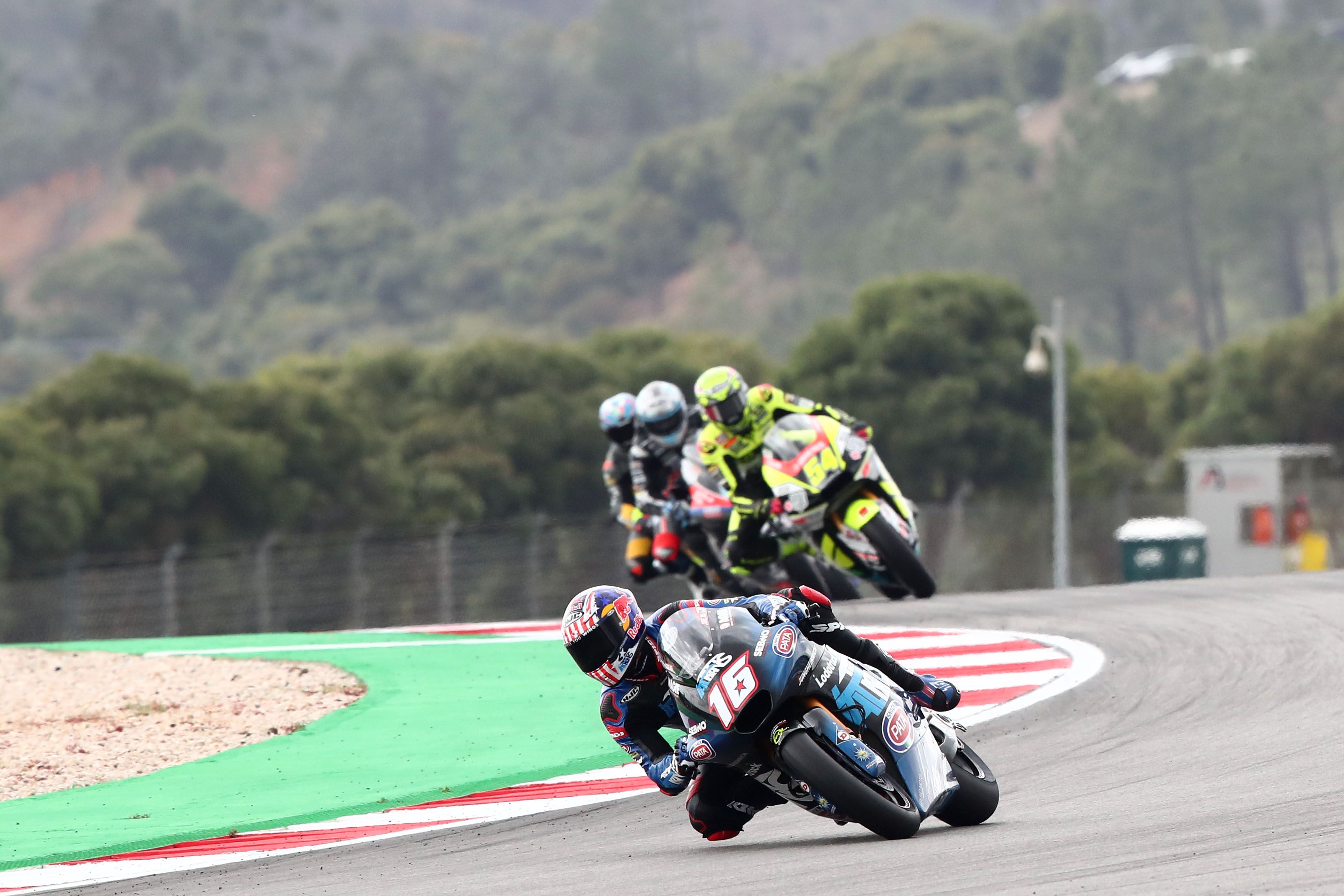 Joe Roberts se escapa rumbo a la victoria, Moto2 Portugal 2022