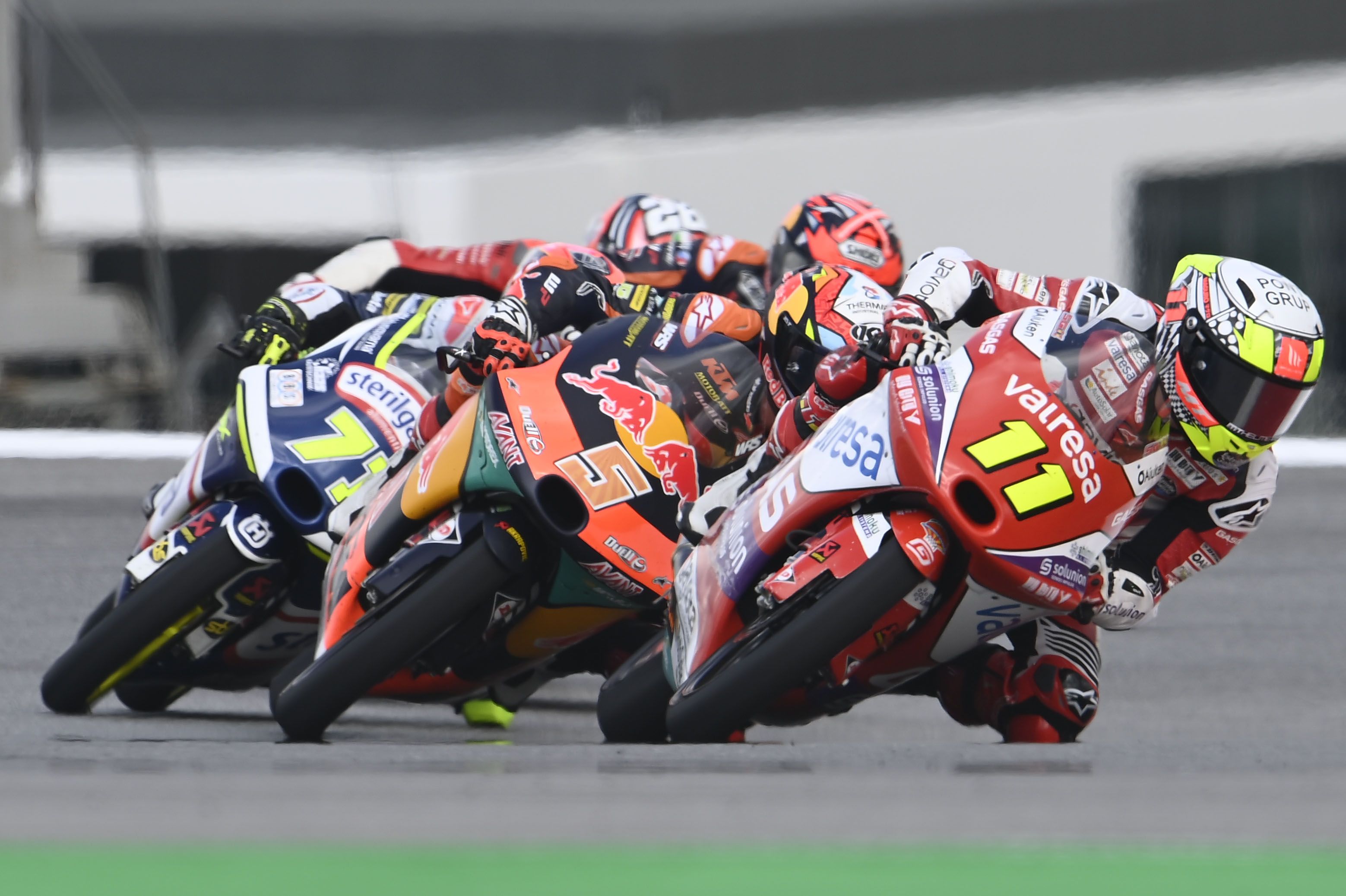 Sergio García lidera ante Jaume Masià y Ayumu Sasaki, Moto3 Portugal 2022