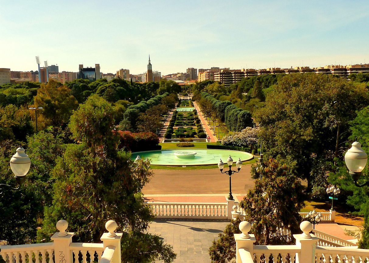 El Parque Grande acogía el Gran Premio del Pilar en Zaragoza. Fuente: iStock/xavimesh