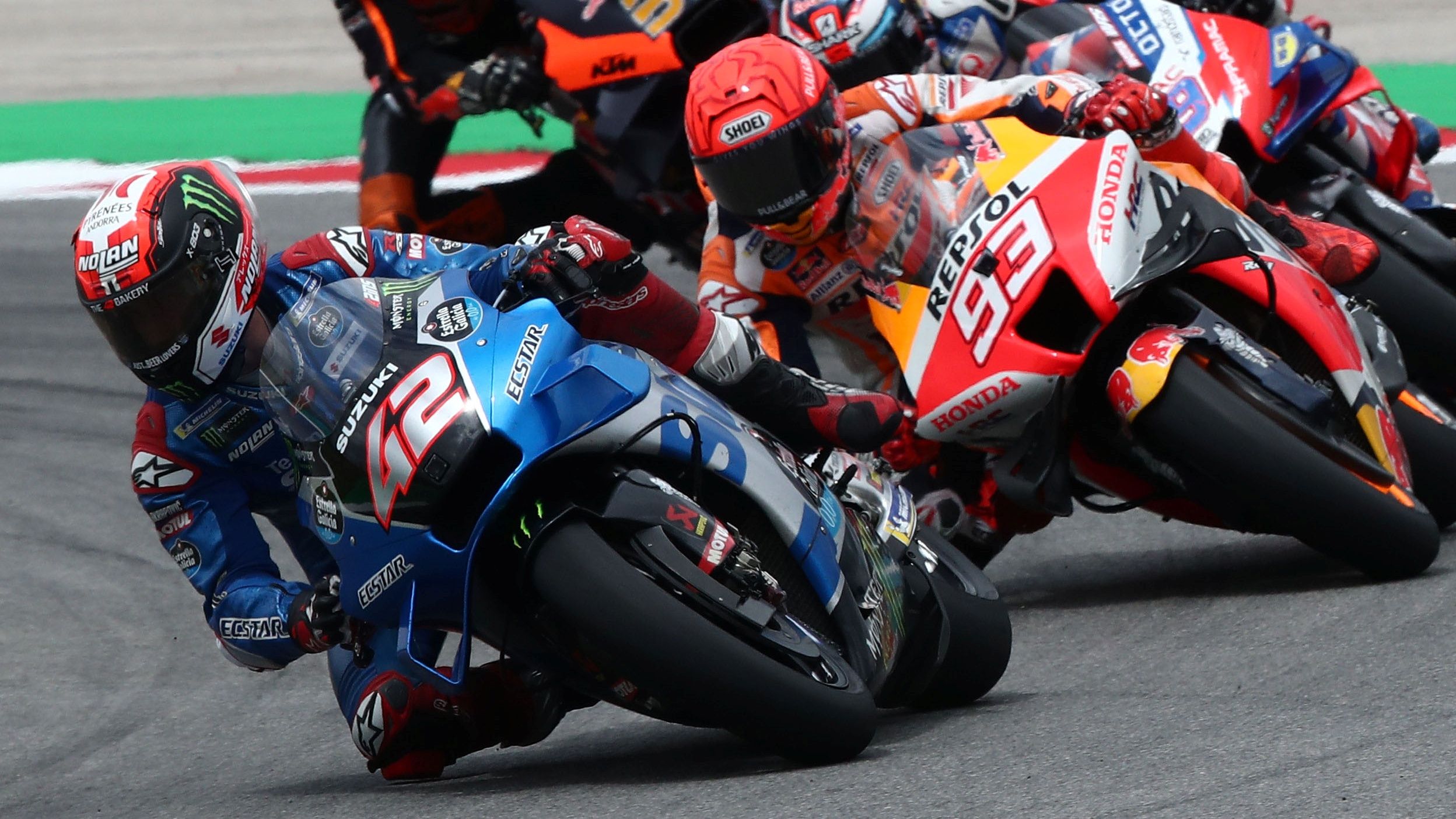 Álex Rins está demostrando una gran evolución en MotoGP 2022