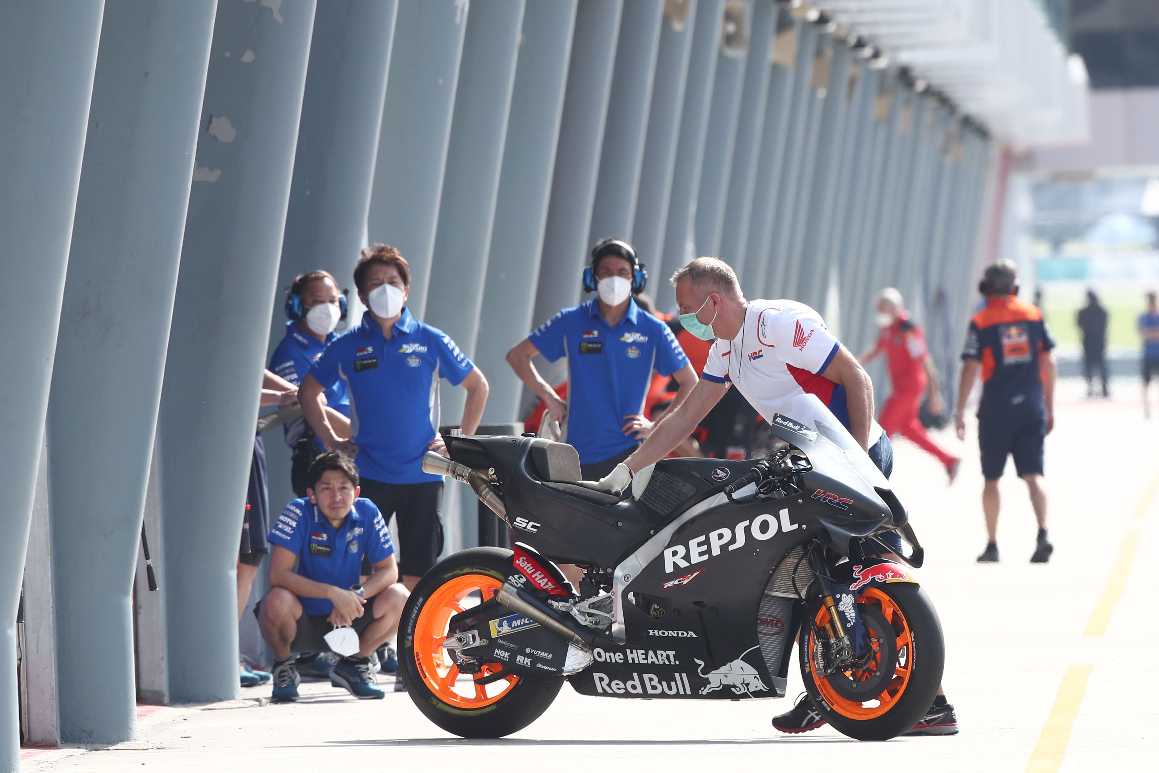 menos entrenamientos en motogp.