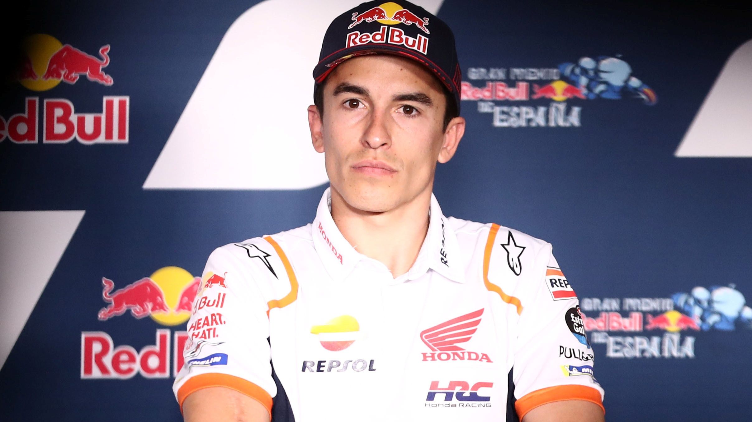 Marc Márquez en la rueda de prensa del GP de España 2022