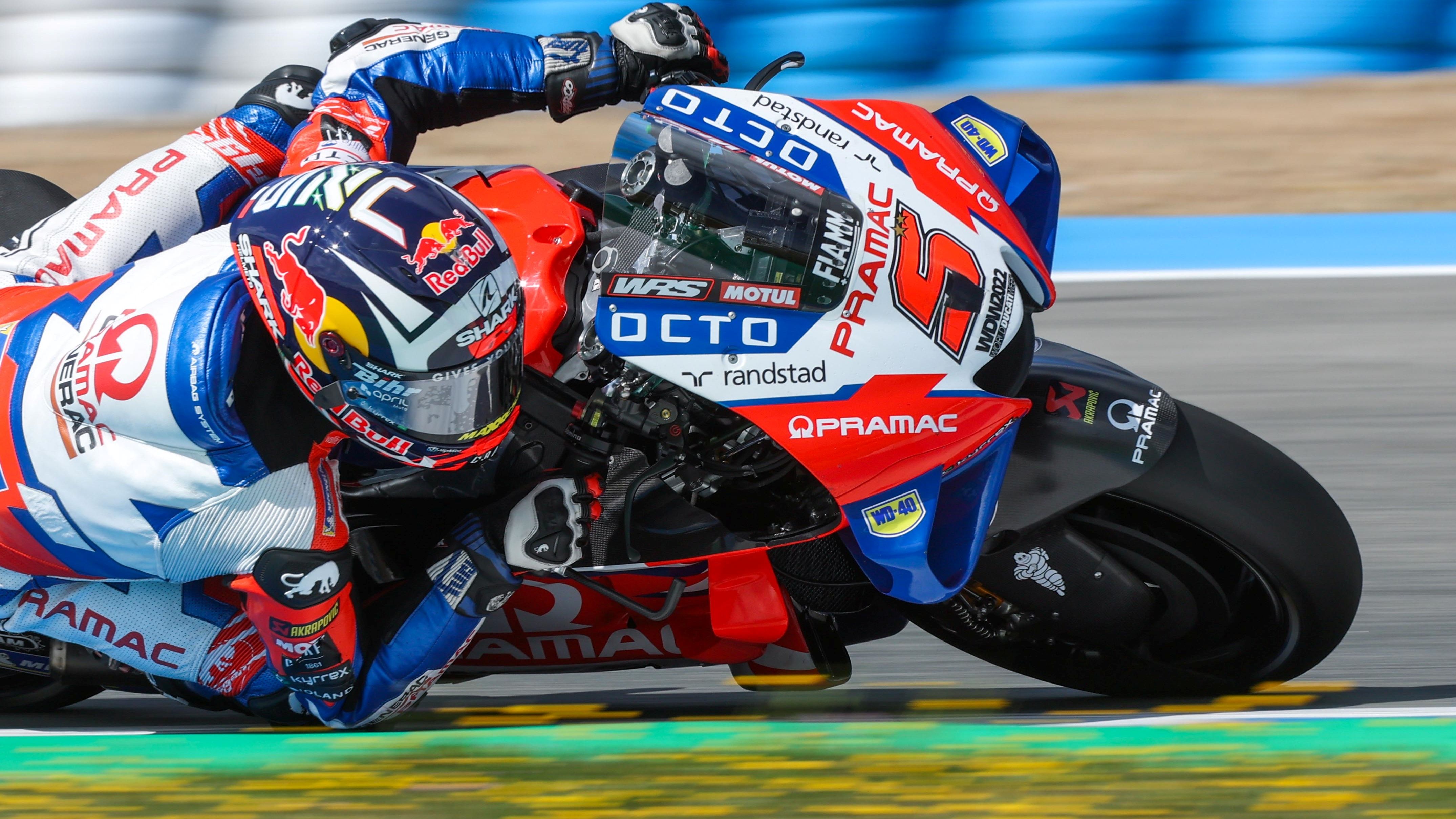 Johann Zarco ha liderado el test de MotoGP 2022 en Jerez